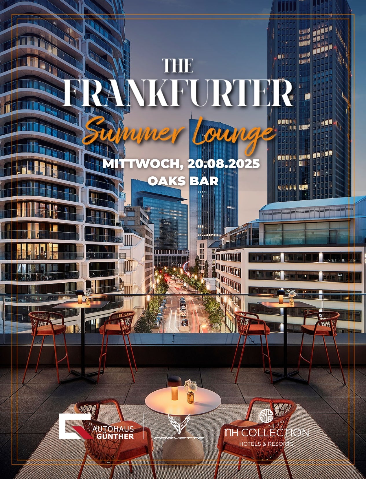 THE FRANKFURTER Summer Lounge 20. August 2025 - Ticket