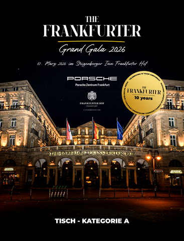 THE FRANKFURTER Grand Gala 07. März 2026 Tisch Kategorie A