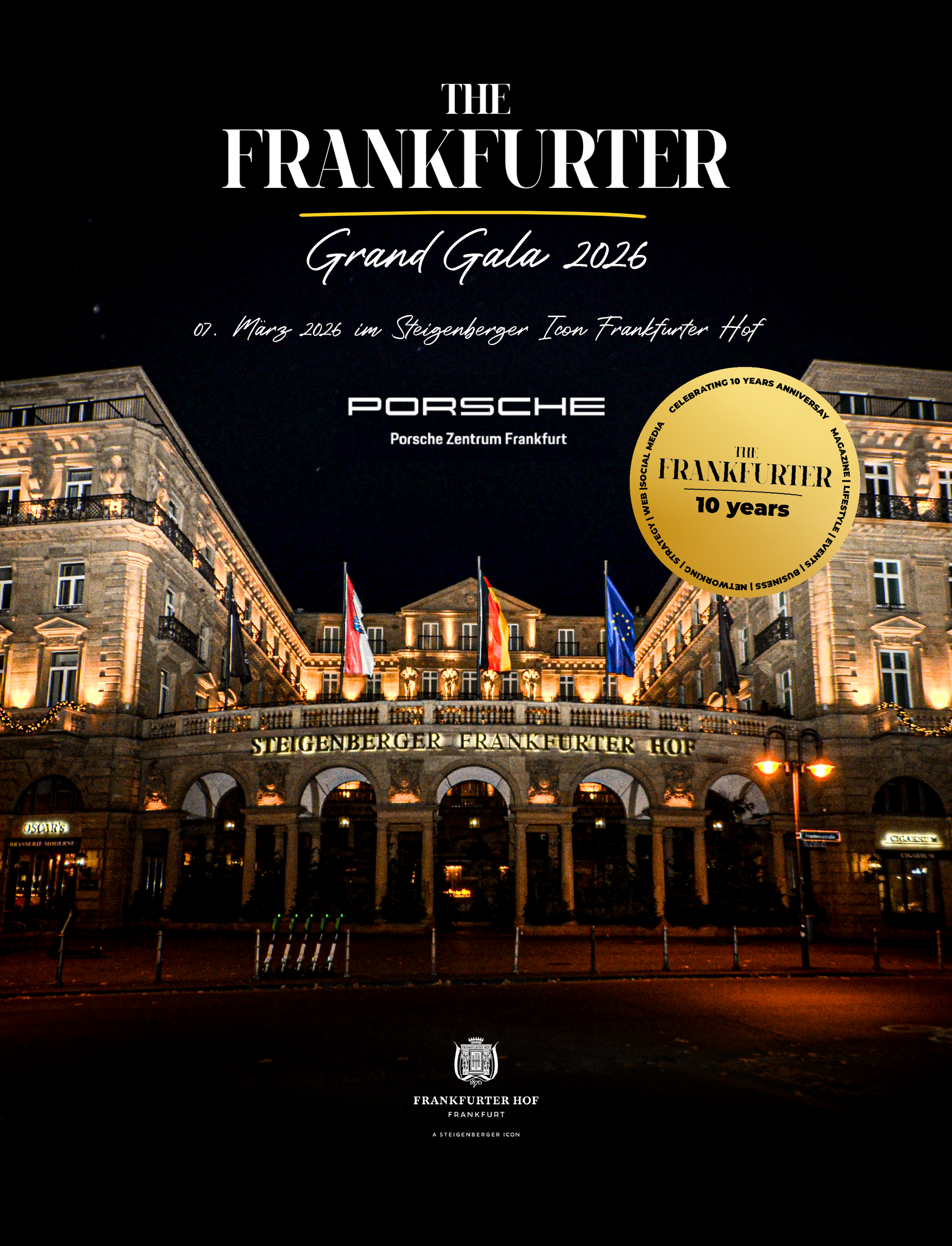 THE FRANKFURTER Grand Gala 07. März 2026 Ticket